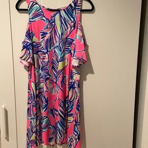 Lilly Pulitzer open shoulder dress